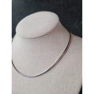 Italian 925 Sterling Silver Chain Necklace Vintage READ Description